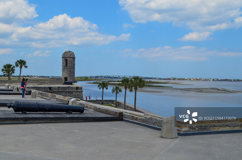 佛罗里达圣奥古斯丁古城风光图片素材