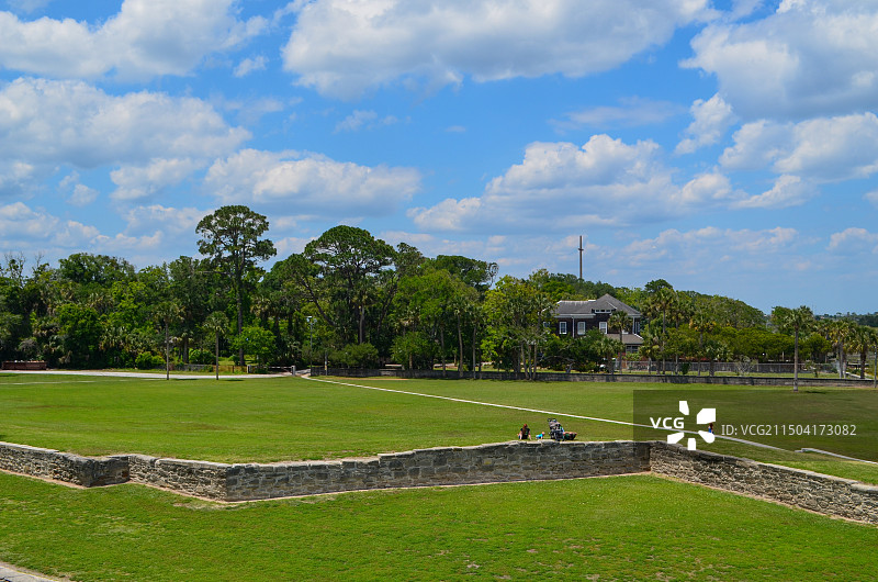 佛罗里达圣奥古斯丁古城风光图片素材