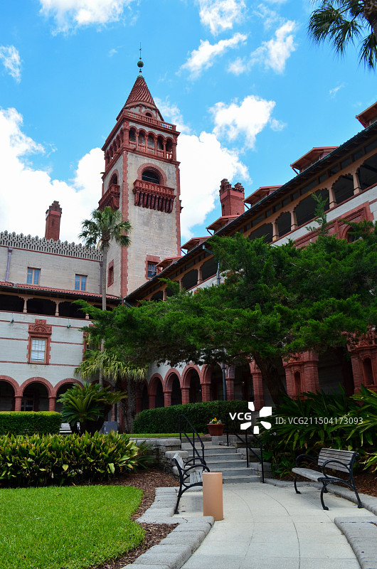 佛罗里达圣奥古斯丁古城风光图片素材