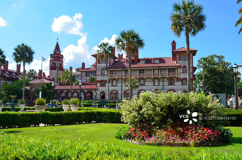 佛罗里达圣奥古斯丁古城风光图片素材
