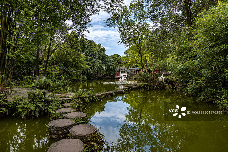 宜宾市流杯池公园图片素材