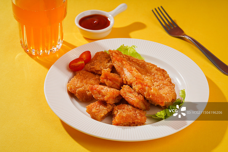 脆皮鸡排图片素材