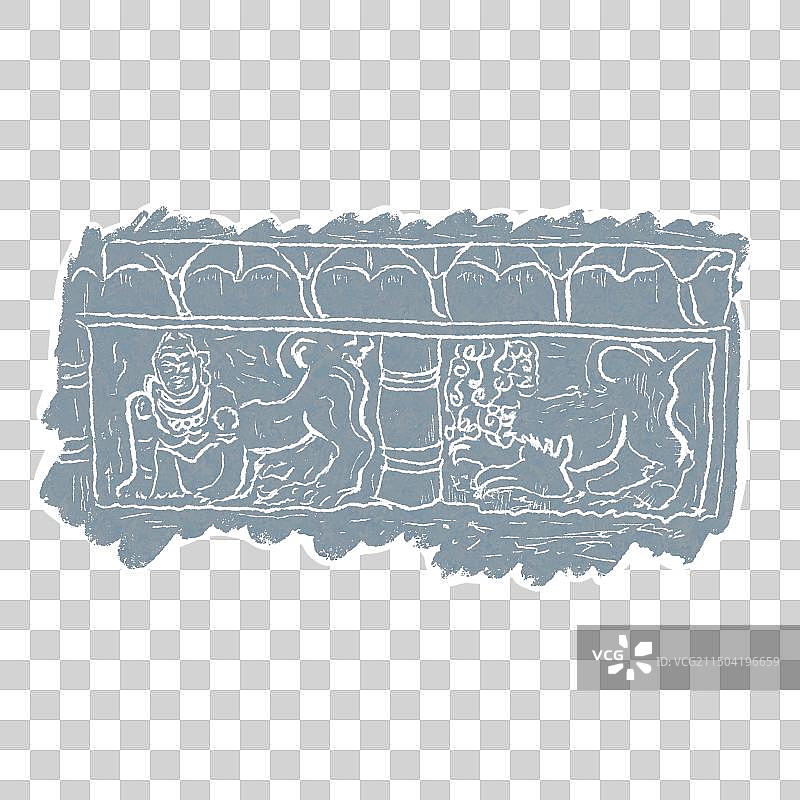 泉州开元寺大雄宝殿月台须弥座石刻图片素材