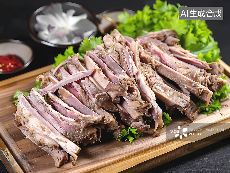 【AI数字艺术】民族美食手抓羊肉图片素材