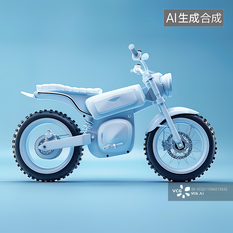 【AI数字艺术】时尚现代的摩托车电动车标志图片素材