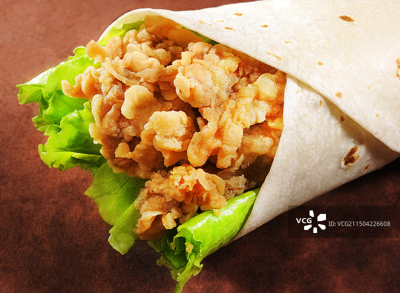 鸡肉卷图片素材