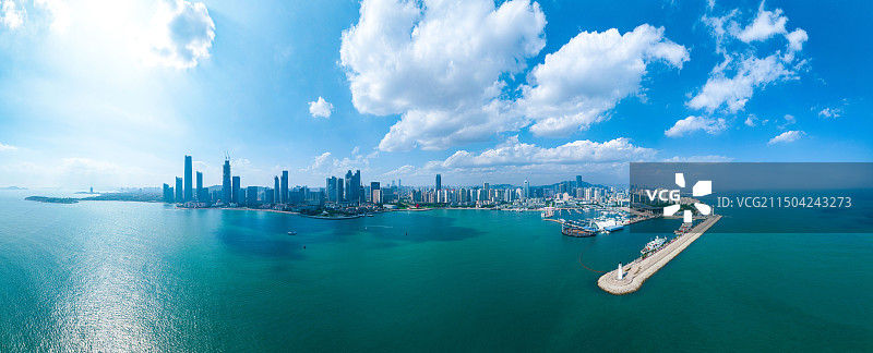 中国山东省青岛市市南区城市风光图片素材