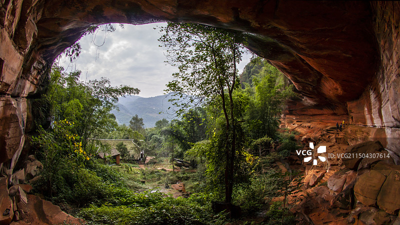 遵义市习水中国丹霞谷旅游景区图片素材