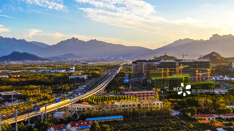 青岛市蓝谷地铁站图片素材