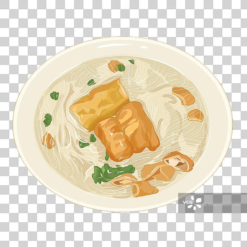 泉州美食面线糊插画元素图片素材