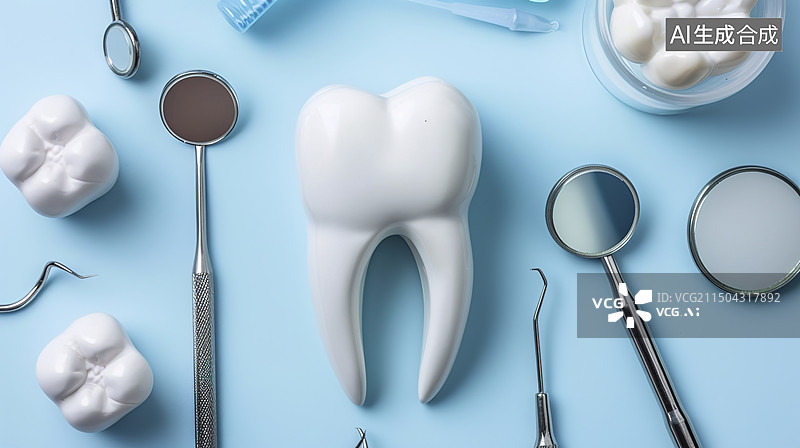 【AI数字艺术】牙医牙齿医疗设备图片素材