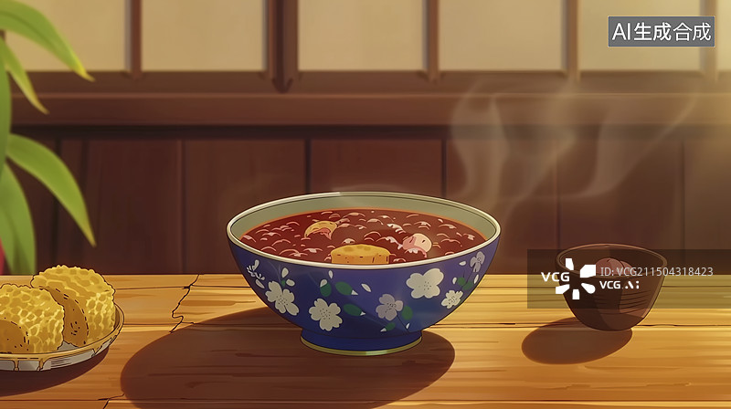 【AI数字艺术】南京特色美食之鸭血粉丝汤图片素材