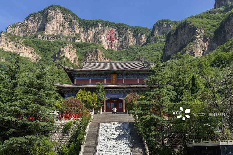 石家庄平山县天桂山风景名胜区图片素材