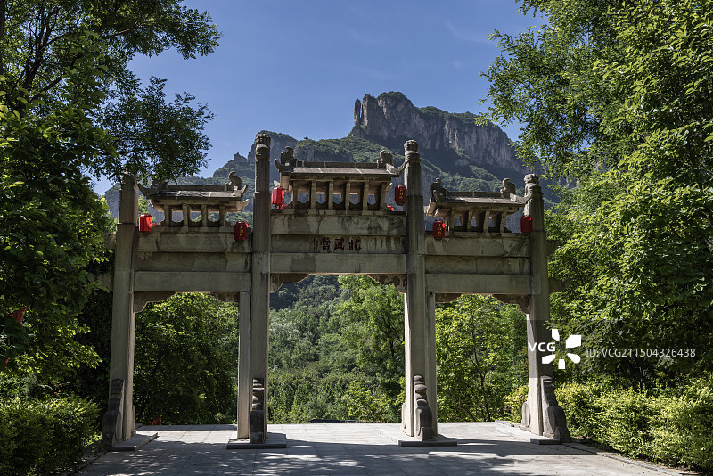 石家庄平山县天桂山风景名胜区图片素材