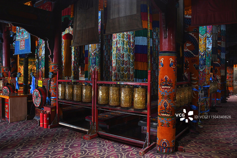 呼和浩特大召经堂图片素材