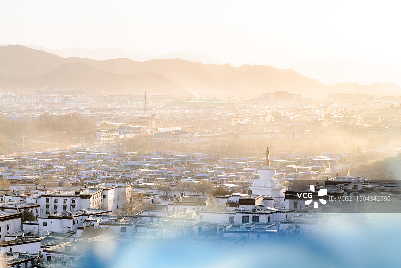 西藏日喀则扎什伦布寺图片素材