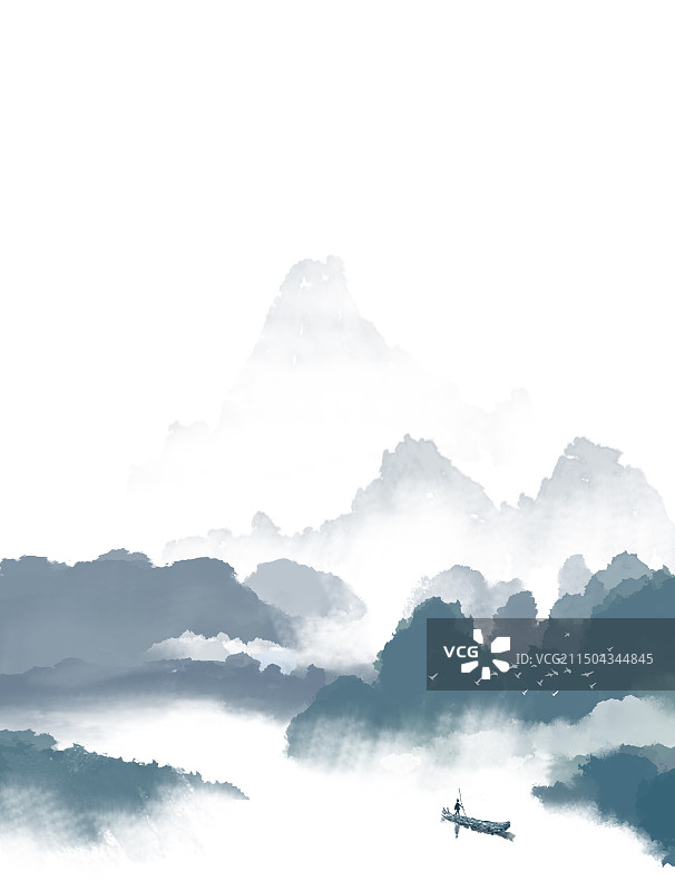 意境山水图片素材
