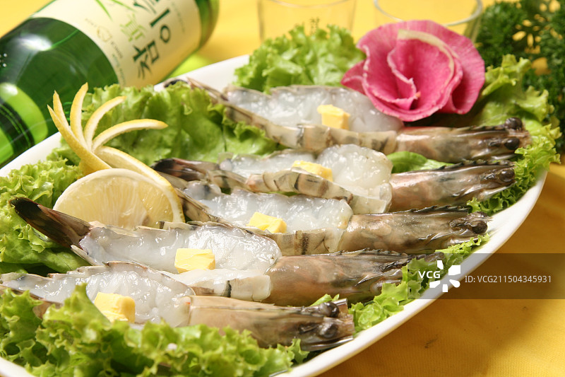 芝士烤大虾图片素材