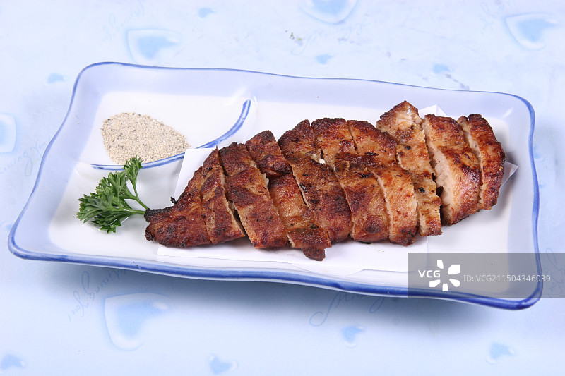 黑胡椒鸡排图片素材