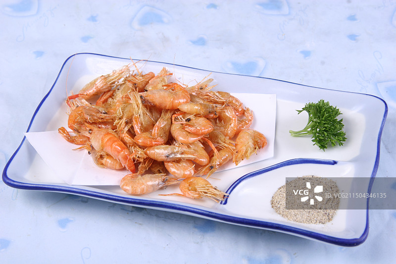 酥炸河虾图片素材