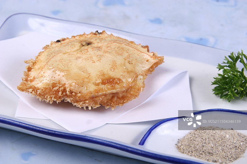 芝士焗蟹宝图片素材