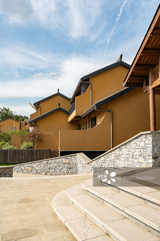 德阳中江县挂面村民居 古色古香的乡村建筑图片素材