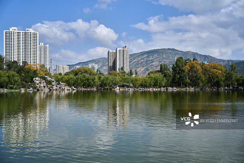 西宁人民公园图片素材