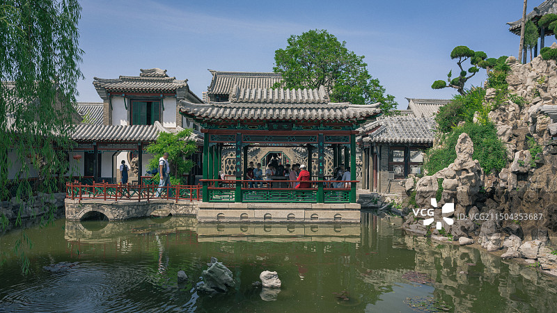 潍坊十笏园文化街区图片素材