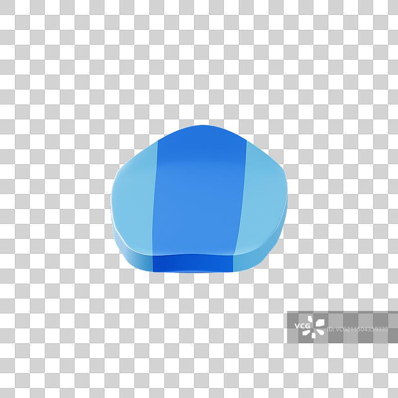 3D立体卡通冲浪板免抠元素图片素材