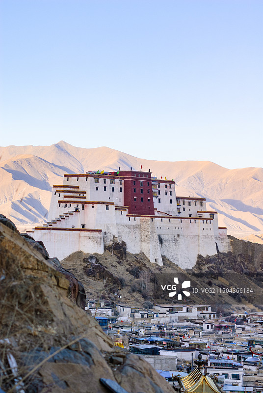 西藏日喀则桑珠孜宗堡图片素材