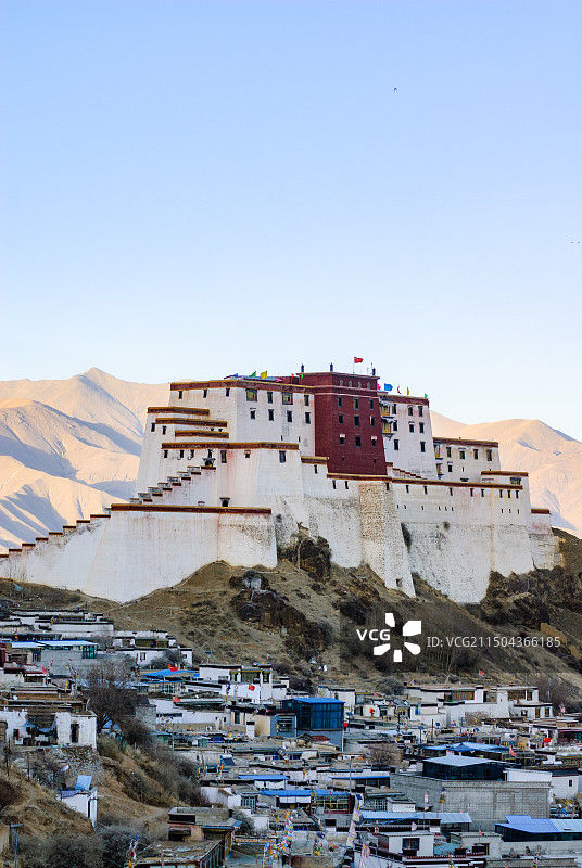 西藏日喀则桑珠孜宗堡图片素材