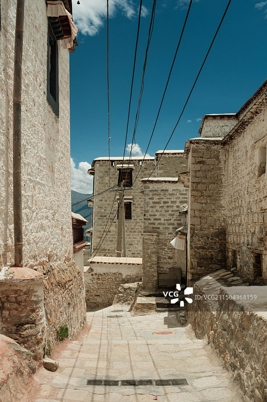 世界最大的寺庙——拉萨哲蚌寺图片素材