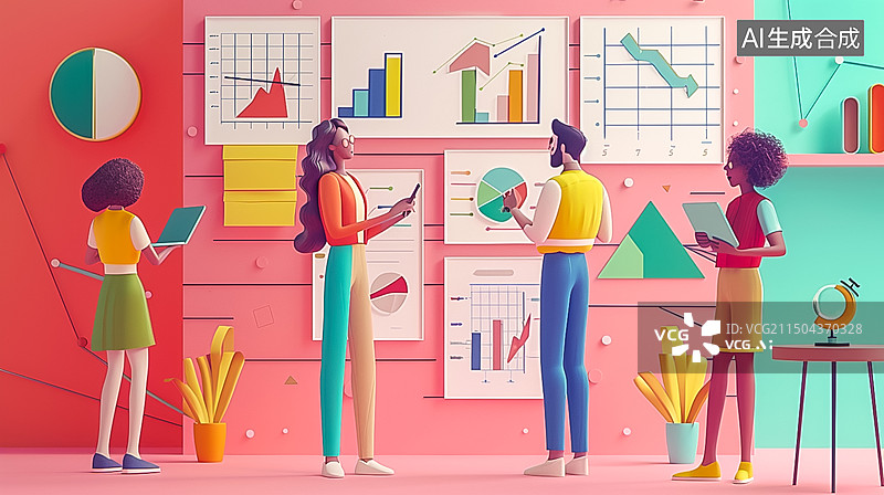 【AI数字艺术】工牌招聘会找工作培训会图片素材