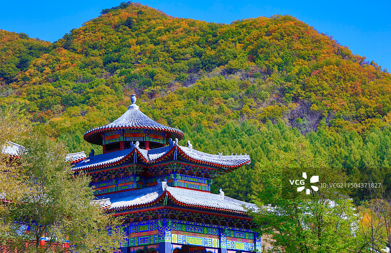 秋日辽宁本溪铁刹山图片素材