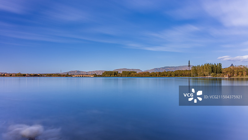 芦水湾景色图片素材