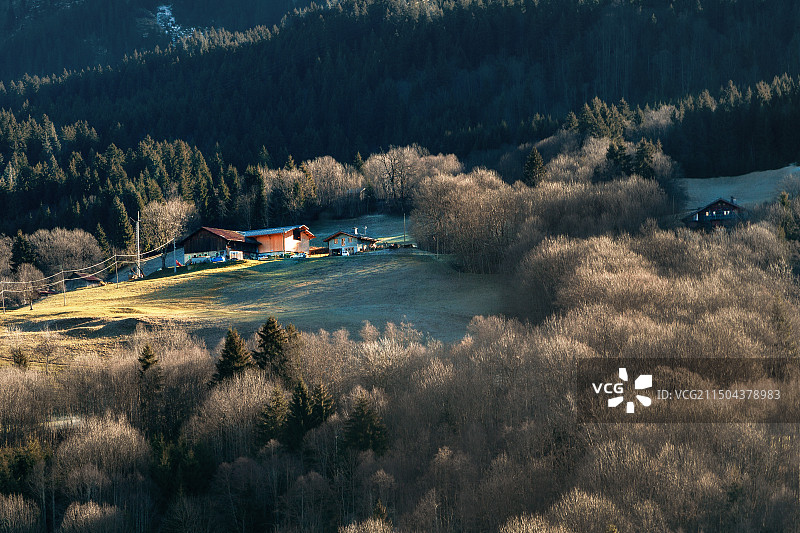 山里人家图片素材