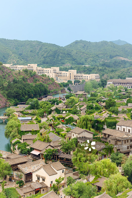 旅游景区古北水镇图片素材