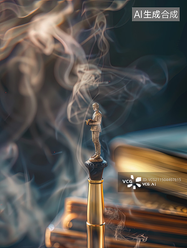 【AI数字艺术】浪漫的阅读者思考者图片素材