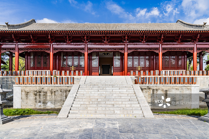 山西省临汾市乡宁县戎子酒庄景观图片素材