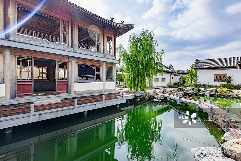 山西省临汾市乡宁县戎子酒庄景观图片素材