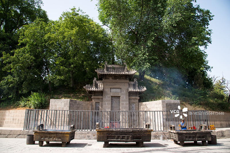 太昊陵庙，位于河南省周口市淮阳区中华太昊伏羲始祖圣地旅游区，全国重点文物保护单位图片素材