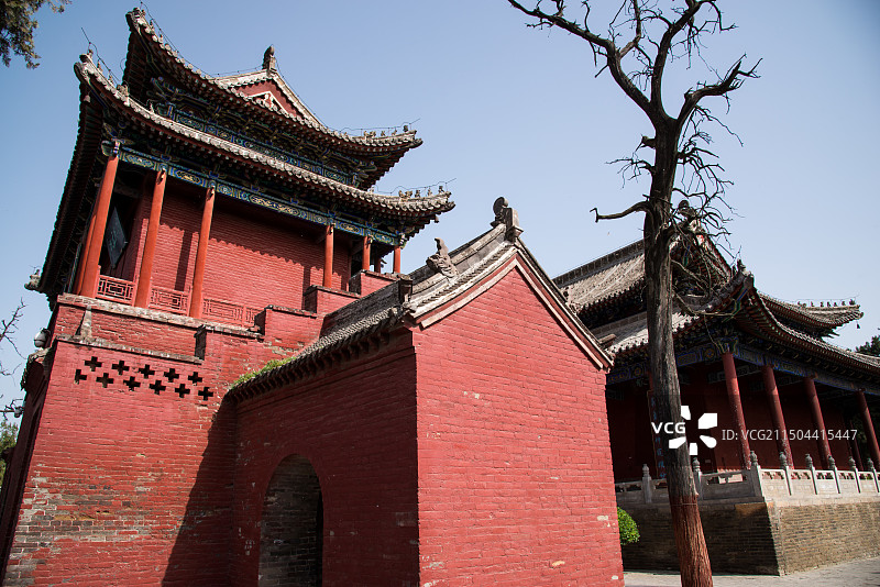 太昊陵庙，位于河南省周口市淮阳区中华太昊伏羲始祖圣地旅游区，全国重点文物保护单位图片素材