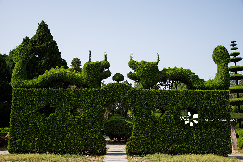 太昊陵庙，位于河南省周口市淮阳区中华太昊伏羲始祖圣地旅游区，全国重点文物保护单位图片素材