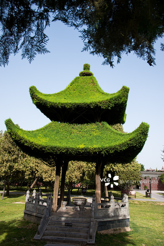 太昊陵庙，位于河南省周口市淮阳区中华太昊伏羲始祖圣地旅游区，全国重点文物保护单位图片素材