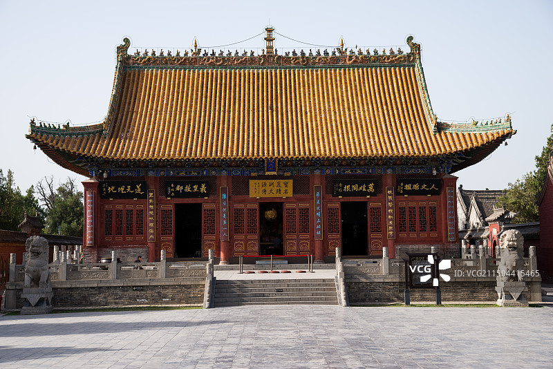 太昊陵庙，位于河南省周口市淮阳区中华太昊伏羲始祖圣地旅游区，全国重点文物保护单位图片素材