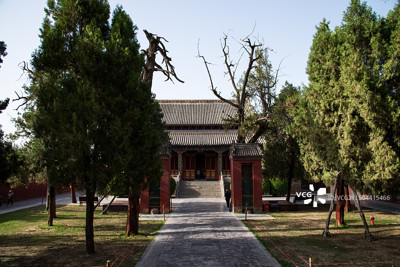 太昊陵庙，位于河南省周口市淮阳区中华太昊伏羲始祖圣地旅游区，全国重点文物保护单位图片素材