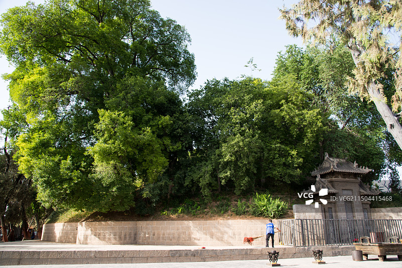 太昊陵庙，位于河南省周口市淮阳区中华太昊伏羲始祖圣地旅游区，全国重点文物保护单位图片素材