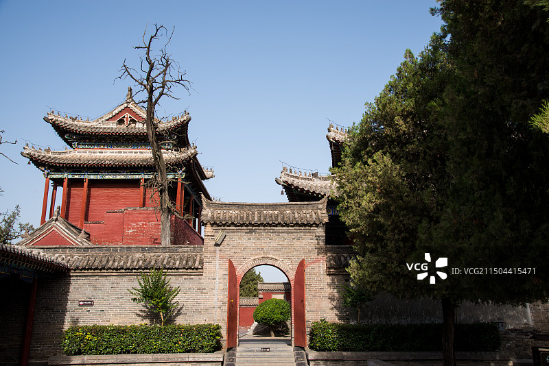 太昊陵庙，位于河南省周口市淮阳区中华太昊伏羲始祖圣地旅游区，全国重点文物保护单位图片素材