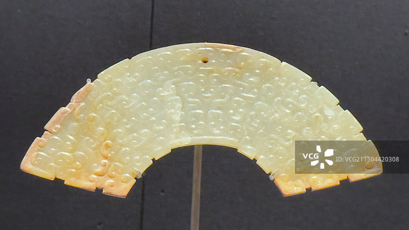 云纹玉璜图片素材