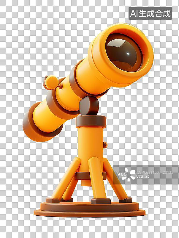 【AI数字艺术】天文望远镜图片素材